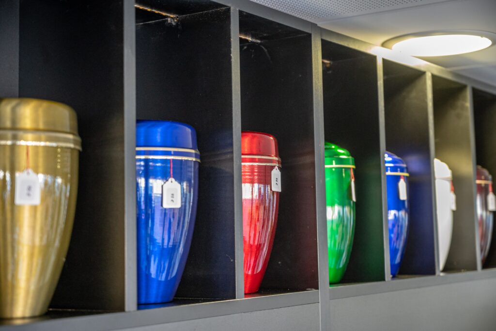 urnes de couleurs differents